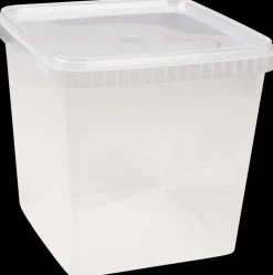 Plastbøtte med låg 5 l Firkantet| Øvrige Køkkenartikler