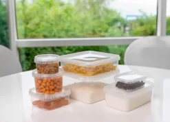 Plastbøtte med låg 280 ml Rund| Øvrige Køkkenartikler