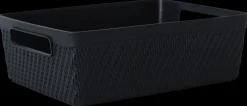 Plastikkurv medium - sort| Opbevaringsbokse Og -Kasser