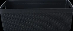 Plastikkurv medium - sort| Opbevaringsbokse Og -Kasser