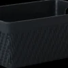 Plastikkurv mini - sort| Opbevaringsbokse Og -Kasser