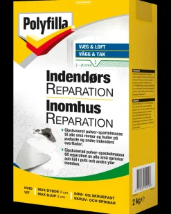 Polyfilla Indendørs husreparation - 2 kg| Spartelmasse Og Reparation
