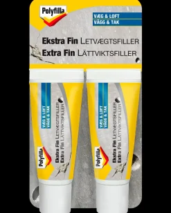 Polyfilla Letvægtsfiller - 2 x 20 ml| Spartelmasse Og Reparation