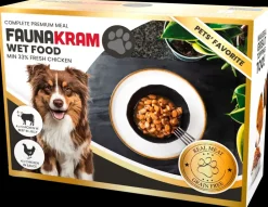 Faunakram Premium menuboks hund 8 x 100 g| Hundefoder, Kattemad Og Godbidder