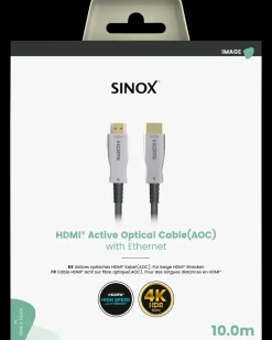 SINOX Pro HDMI kabel 4K60Hz - 10 m| Skærmkabler Og Adaptere