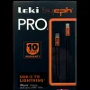 Leki Denmark PRO USB-C til Lightning Kabel - 1 meter sort| Mobiltilbehør