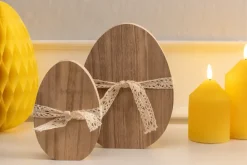 Påskeæg i træ 2-pak| Festartikler