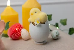 Påskekylling Æggeskal H. 10 cm 2-pak| Dekoration