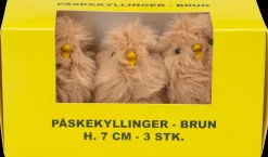 Påskekyllinger H. 7 cm 3-pak| Dekoration