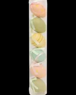 Påskeophæng 6 cm - Pastelfarvede æg| Øvrige Artikler