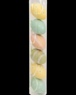 Påskeophæng 6 cm - Pastelfarvede æg| Øvrige Artikler