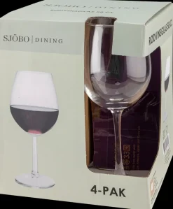 SJÖBO Rødvinsglas 58 cl 4-pak| Drikkeglas Og Vinglas