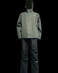 360 Outdoor Regnsæt sort-grøn| Regntøj