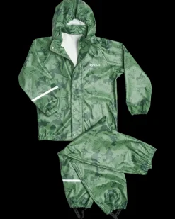 byKIDS Regntøj til børn - grøn| Regntøj