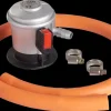 Regulator med slange 0,8 m| Reserve- Og Løsdele|Gasslanger Og -Regulatorer