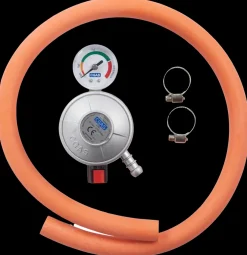 Regulator med slange og manometer| Reserve- Og Løsdele|Gasslanger Og -Regulatorer