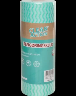 Clean Action Rengøringsklud på rulle| Rengøringsartikler
