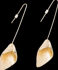 Øreringe lilje - guld| Smykker & Hårpynt