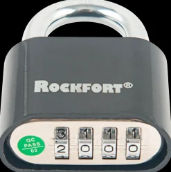 Rockfort Hængelås med kode 51,5 mm 4 cifre| Hængelåse