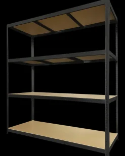 Rockfort Stålreol 4 hylder 180 x 160 x 60 cm| Stålreoler