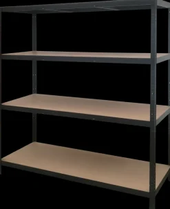 Rockfort Stålreol 4 hylder 180 x 160 x 60 cm| Stålreoler