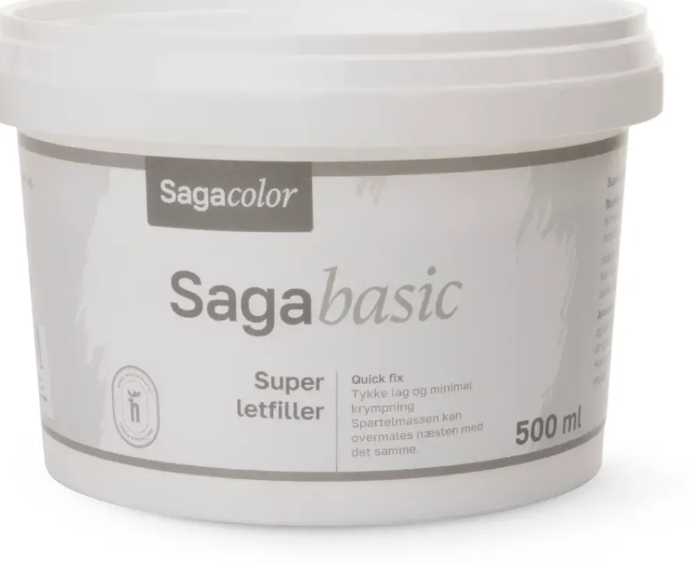 SagaColor Super Letfiller - 500 ml| Spartelmasse Og Reparation
