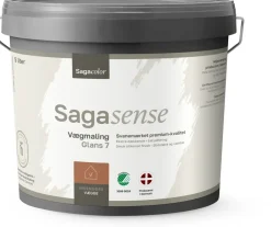 SagaSense Vægmaling 7 - 5 liter hvid| Maling Indendørs