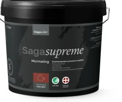 SagaSupreme Murmaling 5 liter - Kalkhvid| Mur Og Facade