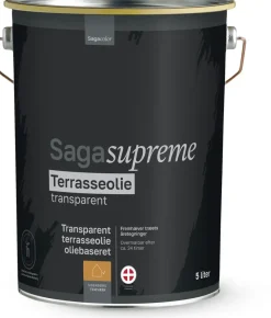 SagaSupreme Terrasseolie 5 liter - Pine| Træbeskyttelse Og -Olie