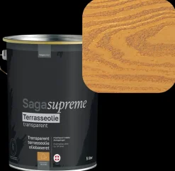 SagaSupreme Terrasseolie 5 liter - Pine| Træbeskyttelse Og -Olie