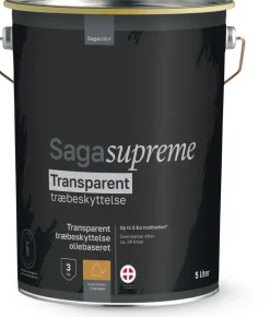 SagaSupreme Transparent Træbeskyttelse 5 liter - Klar| Træbeskyttelse Og -Olie