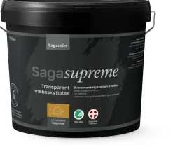 SagaSupreme Transparent Træbeskyttelse 5 liter - Sort| Træbeskyttelse Og -Olie