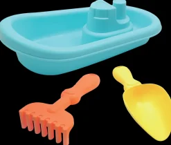 Sandlegetøj 3 dele med båd| Øvrigt Legetøj