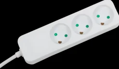 Sartano 3 stikdåse med jord med ledning| Stikdåser