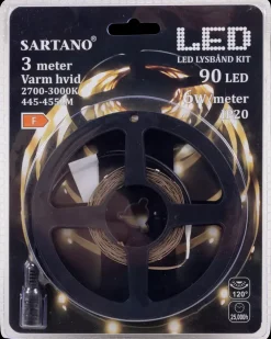 Sartano Flexstrip med LED 3 meter| Lyslister