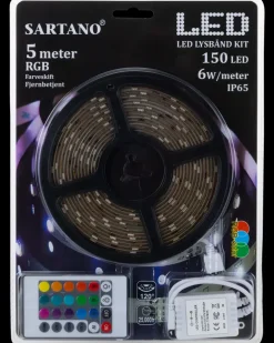 Sartano Flexstrip RGB LED og fjernbetjening - 5 meter| Lyslister