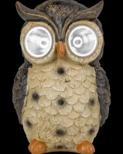 Sartano Solcellefigur ugle H. 18 cm| Solcellelamper