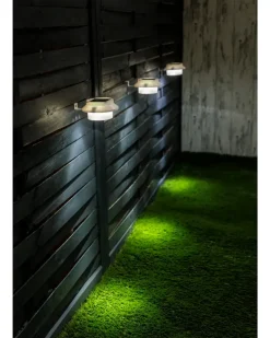 Sartano Solcellelampe til hegn Gaius 3-pak| Solcellelamper