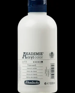 Schmincke Akrylfarve 500 ml Titanium white| Akrylmaling