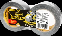 Scotch ® Extremium™ Lærredstape Universal Sølv 48 mm x 25 meter 2-pak| Tape