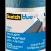 Scotch Blue™ Afdækningsplast Refill med tape – 60,9 cm x 27,4 meter| Afdækning