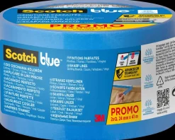 Scotch Blue™ PRO Afdækningstape 24 mm x 41 meter 2-pak| Tape