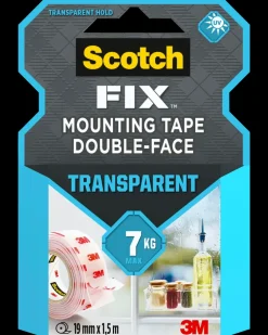 Scotch -FIX™ Dobbeltklæbende Transparent 19 mm x 1,5 meter| Tape