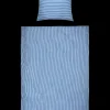 Sjöbo Home Sengesæt 140 x 200 cm - Blå Stribet| Øvrige Artikler