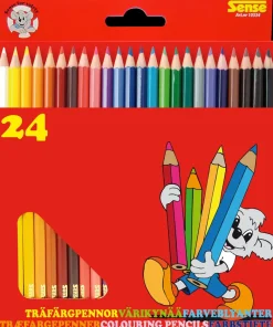 Sense Farveblyanter 24 stk.| Øvrige Hobbyartikler