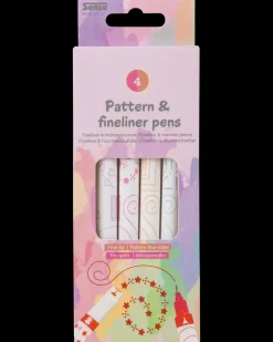 Sense Mønsterpenne 4-pak| Øvrige Hobbyartikler