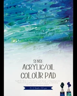 Sense Olie-/akrylblok A4| Øvrige Hobbyartikler