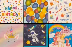 Serviet 33 x 33 cm børnemotiv 20-pak ass. variant| Toiletpapir, Køkkenrulle Og Servietter