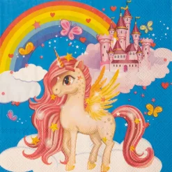 Serviet 33 x 33 cm børnemotiv 20-pak ass. variant| Toiletpapir, Køkkenrulle Og Servietter