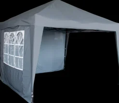 Sidevæg til pavillon 2-pak grå| Pavilloner, Partytelte Og Tilbehør
